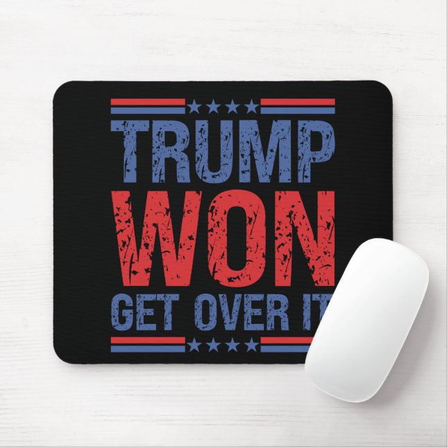Trump Vann Komma Över Det  Musmatta (Med mus)