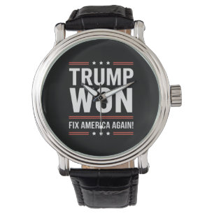 Trump Vann MAGA Trump Vinnare 2024 Återställ Ameri Armbandsur