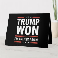 Trump Vann MAGA Trump Vinnare 2024 Återställ Ameri