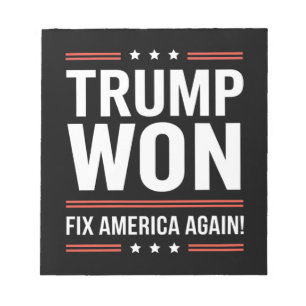 Trump Vann MAGA Trump Vinnare 2024 Fixa Amerika Ig Anteckningsblock