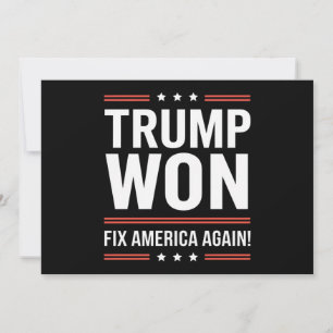 Trump Vann MAGA Trump Vinnare 2024 Fixa Amerika Ig Inbjudningar