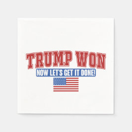 Trump vann nu låter oss få pappersservett