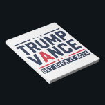 Trump vann presidentvalet 2024 President Trump Van Anteckningsblock<br><div class="desc">Trump vann presidentvalet 2024 President Trump vann</div>