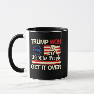 Trump Vann Vi Folket Får Det Över Inauguration Mugg