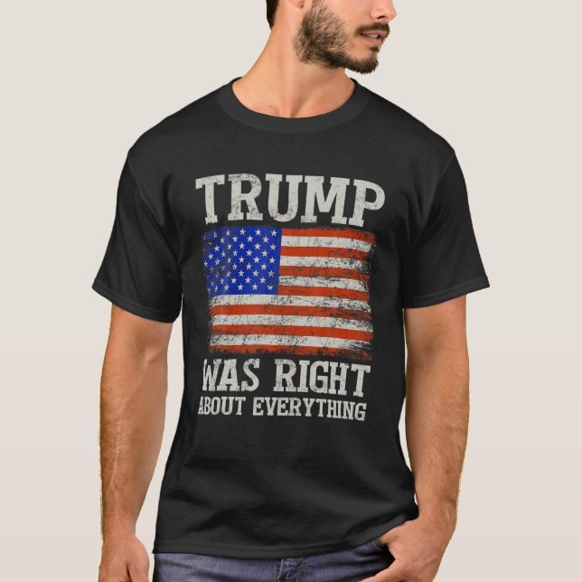 Trump var Höger om allt som fraktades T Shirt (Framsida)