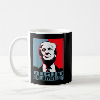 Trump var Höger om allt Trumpwasright Manar Kaffemugg