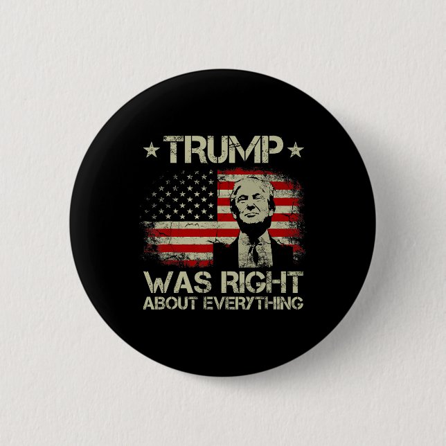 Trump Var Rätt Om Allt Roligt Trump Ameri Knapp (Framsida)