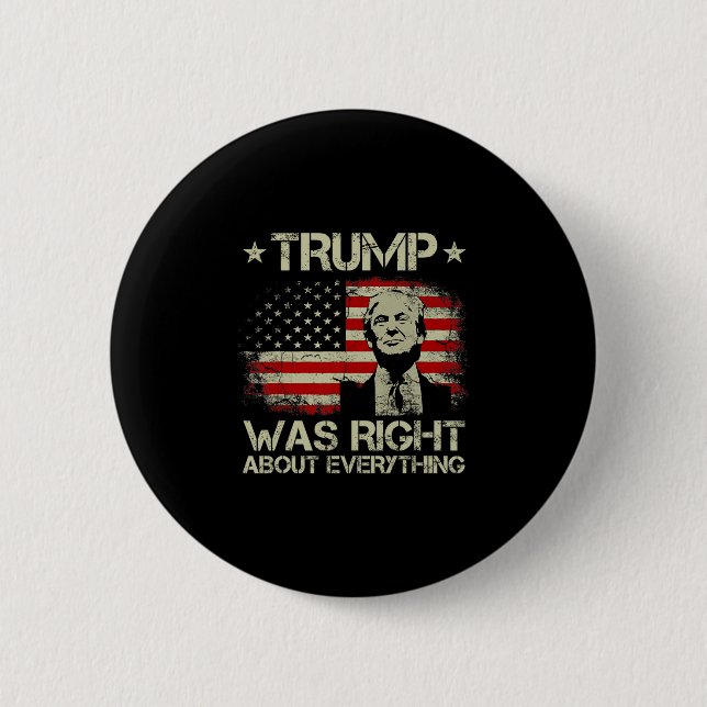 Trump Var Rätt Om Allt Roligt Trump Ameri Knapp (Framsida)