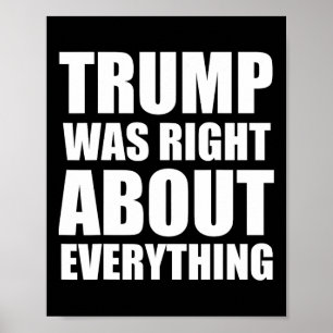 Trump Var Rätt Om Allting _4 Poster