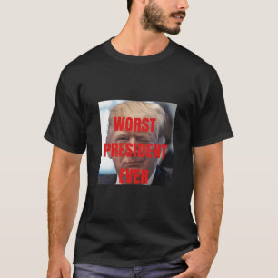 Trump Värst president Svart T-shirt