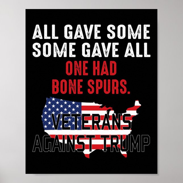 Trump Veterans against Trump Poster (Framsidan)