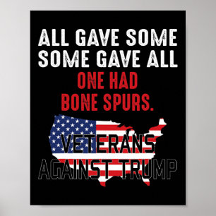 Trump Veterans against Trump Poster