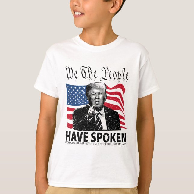 Trump vi har talat t shirt (Framsida)