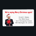 Trump: vi säger god jul igen fraktsedel<br><div class="desc">Han var den officiell regeringskandidaten, men vissa republikaner trodde att han inte var den höger kandidaten. Han vann inte folkomröstningen och på grund av ett föråldrat valsystem sitter vi fast med honom i 4 år. Och hans (tredje)fru? En tidigare modell som hade sin egen karriär innan hon gick till guld...</div>