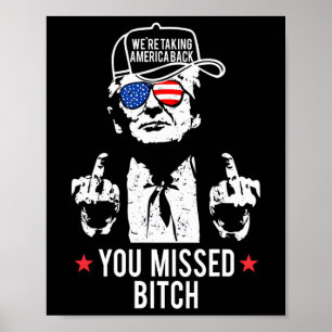 Trump Vi Tar Amerika Ck Du Miste Poster