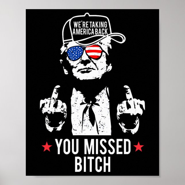 Trump Vi Tar Amerika Ck Du Miste  Poster (Framsidan)