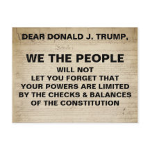 Trump Vi the People Checks and Balances Resistance