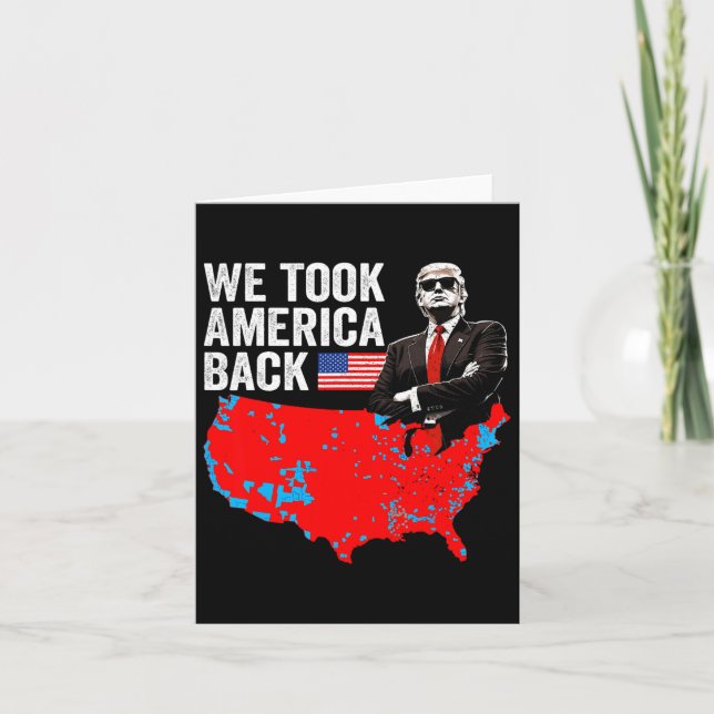 Trump Vi tog America Ck - Pappor Home Take Ameri Kort (Framsida)
