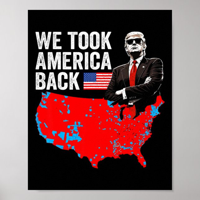 Trump Vi tog America Ck - Pappor Home Take Ameri Poster (Framsidan)