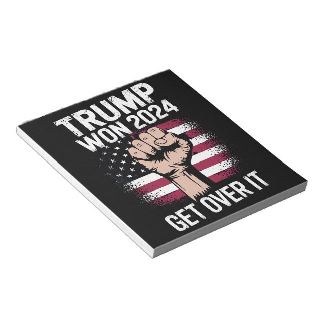 Trump Vi Vann Vann Invigning 47 US President  Anteckningsblock (Vinklad)