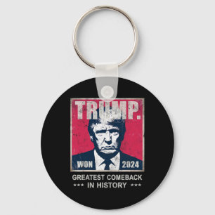 Trump vi Won 2024 Underbarare komeck i historiens Nyckelring