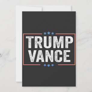 Trump Vice President Vance President Val USA Inbjudningar