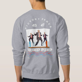 Trump Victory Dance Black T-Shirt Lång Ärmad Tröja