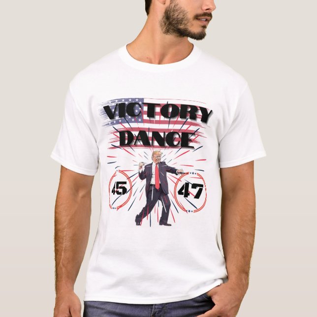 Trump Victory Dance t-shirts (Framsida)