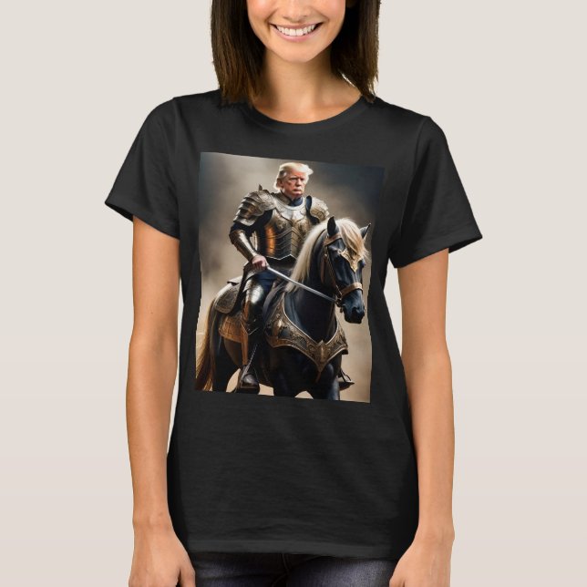 Trump Victory Tee Dramatic Horseback President (Framsida)