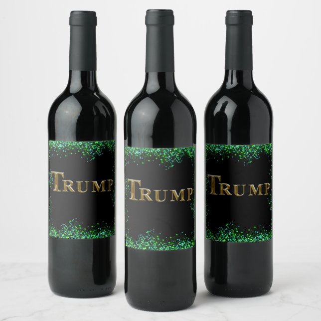 TRUMP VINFLASKA ETIKETT (Flaskor)