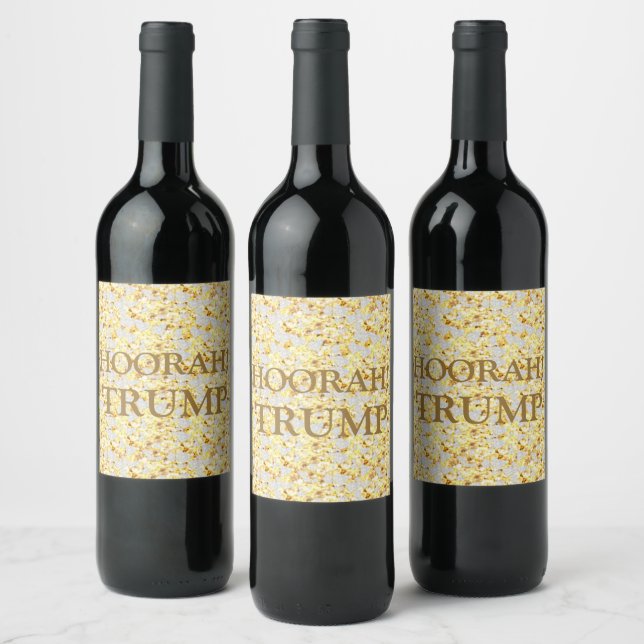 TRUMP VINFLASKA ETIKETT (Flaskor)