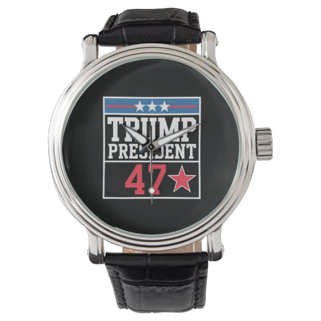 Trump vinner 2024 års val Trump vann 2024 Armbandsur (Framsida)
