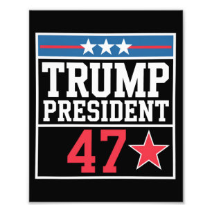 Trump vinner 2024 års val Trump vann 2024 Fototryck