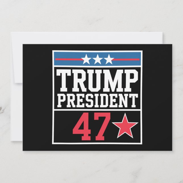 Trump vinner 2024 års val Trump vann 2024 Inbjudningar (Framsida)