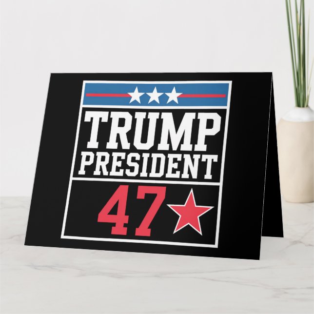 Trump vinner 2024 års val Trump vann 2024 Kort (Framsida)