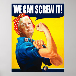 Trump Vintage affisch "Vi kan göra det" - kom ihåg