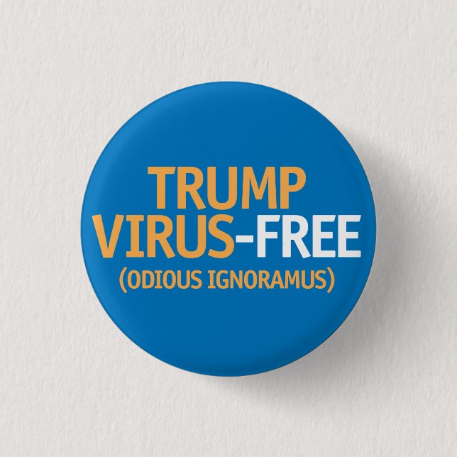 Trump Virusfri Knapp (Framsida)