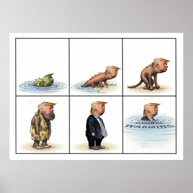 Trump Visits Houston Poster (Framsidan)