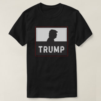 Trump Vit Grå Röd T Shirt