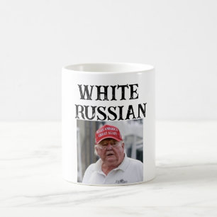 Trump/vit kaffe Mugg