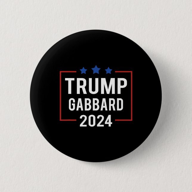 Trump Vp Gabbard 2024 Val Knapp (Framsida)