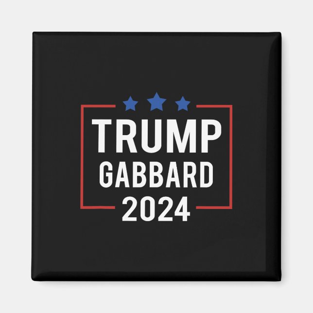 Trump Vp Gabbard 2024 Val Magnet (Framsidan)