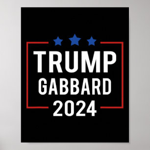 Trump Vp Gabbard 2024 Val Poster