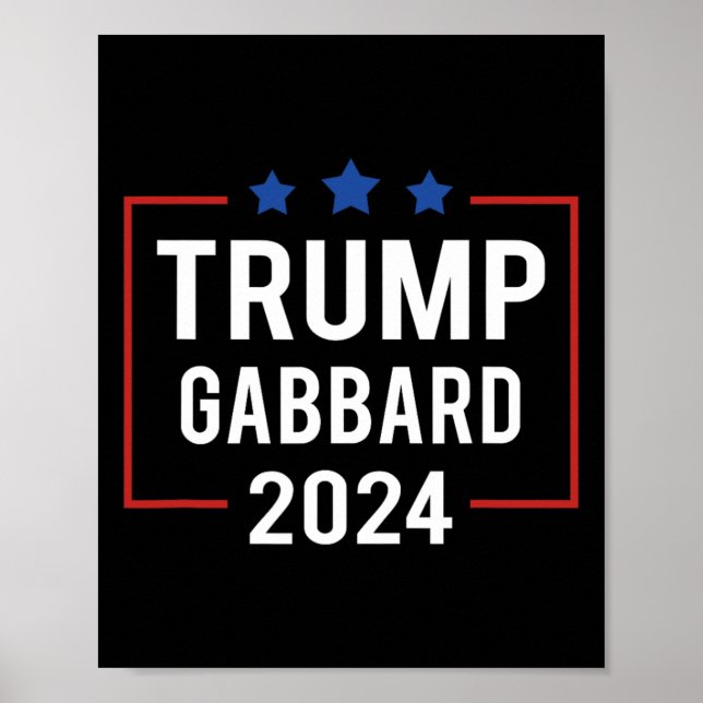 Trump Vp Gabbard 2024 Val Poster (Framsidan)