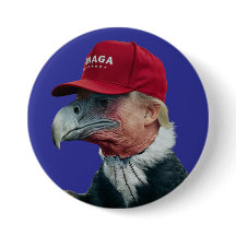 Trump Vulture Button