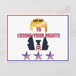 Trump-vykort adresserat till din senator vykort