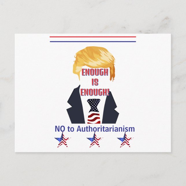 Trump-vykort adresserat till din senator vykort (Framsida)