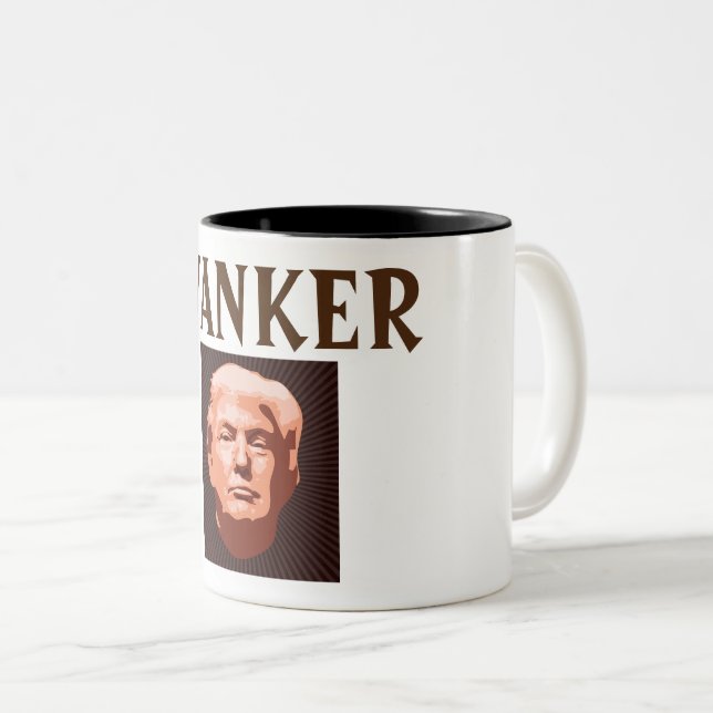 Trump Wanker Coffee Mugg (Framsida höger)