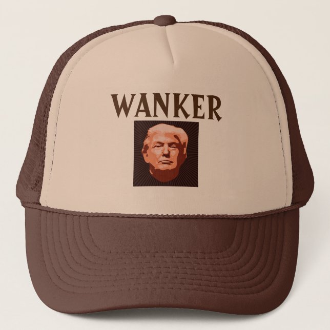 Trump Wanker Hat Keps (Framsida)