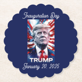 Trump Watch Anpassade Party Patriotic Design Underlägg Papper